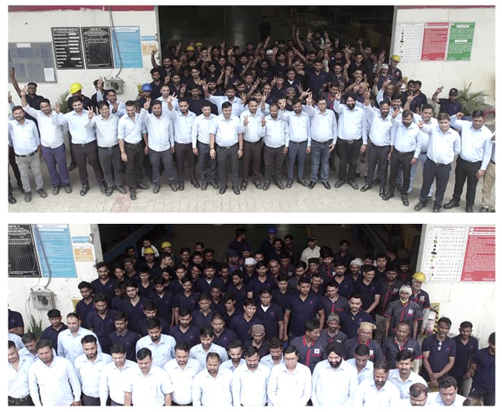 Heavy fabrication division with precision-welded structural components and machinery